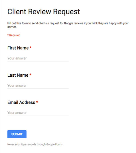 Review Request